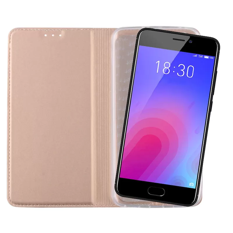 VOLTE-TEL MAGNET BOOK STAND ΘΗΚΗ MEIZU M6 5.2in GOLD - Image 5