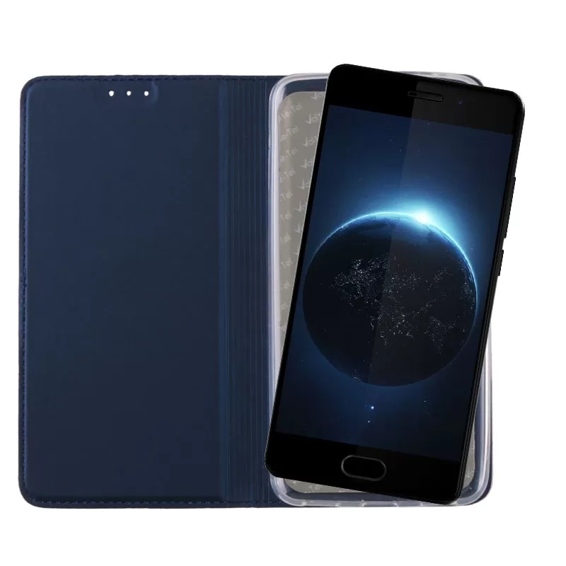VOLTE-TEL MAGNET BOOK STAND ΘΗΚΗ MEIZU PRO 7 5.2in DARK BLUE - Image 5