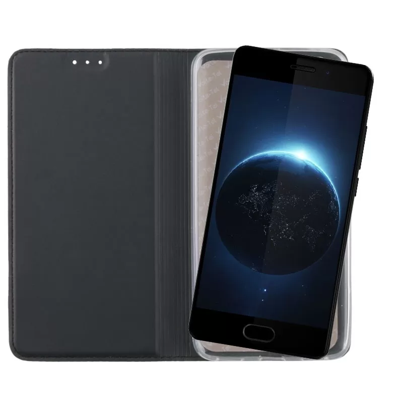 VOLTE-TEL MAGNET BOOK STAND ΘΗΚΗ MEIZU PRO 7 5.2in DARK GREY - Image 5