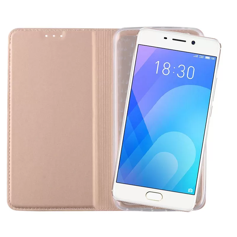 VOLTE-TEL MAGNET BOOK STAND ΘΗΚΗ MEIZU M6 NOTE 5.5in GOLD - Image 5