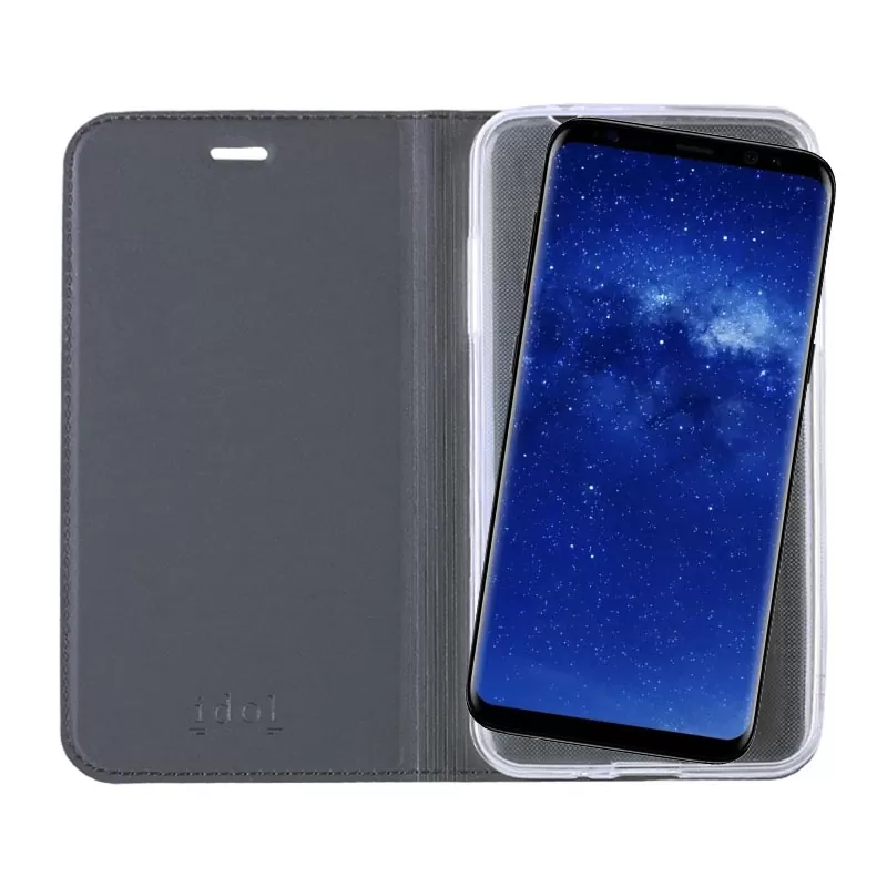 IDOL 1991 PRIME MAGNET BOOK STAND ΘΗΚΗ SAMSUNG S9 G960 DARK GREY - Image 7