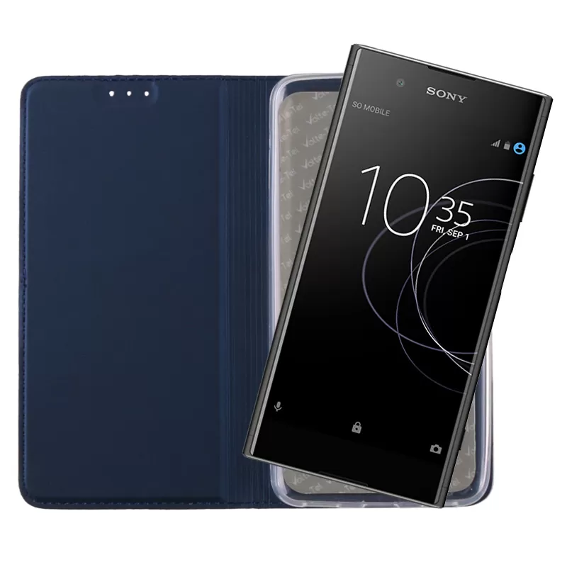 VOLTE-TEL MAGNET BOOK STAND ΘΗΚΗ SONY XPERIA XA1 PLUS 5.5in DARK BLUE - Image 5