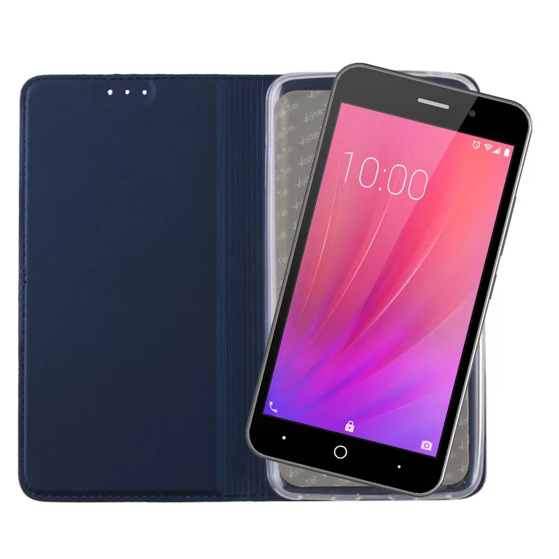 VOLTE-TEL MAGNET BOOK STAND ΘΗΚΗ ZTE BLADE A602 5.5in DARK BLUE - Image 5