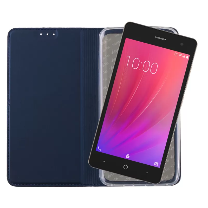 VOLTE-TEL MAGNET BOOK STAND ΘΗΚΗ ZTE BLADE A320 5.0in DARK BLUE - Image 5