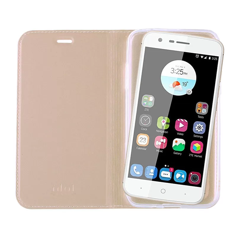 IDOL 1991 PRIME MAGNET BOOK STAND ΘΗΚΗ ZTE BLADE V8 MINI 5.0in GOLD - Image 7