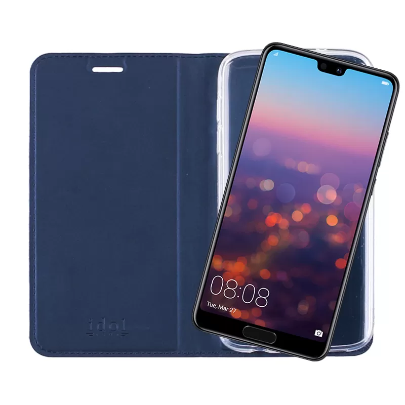 IDOL 1991 PRIME MAGNET BOOK STAND ΘΗΚΗ HUAWEI P20 5.8in DARK BLUE - Image 7