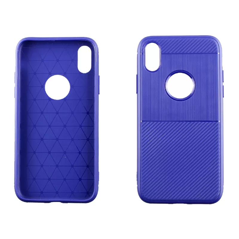 IDOL 1991 CARBON TPU ΘΗΚΗ IPHONE XS/X 5.8in  BLUE - Image 5