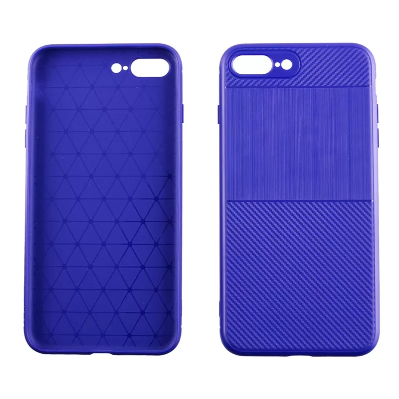 IDOL 1991 CARBON TPU ΘΗΚΗ IPHONE 8 PLUS/7 PLUS 5.5in  BLUE - Image 5