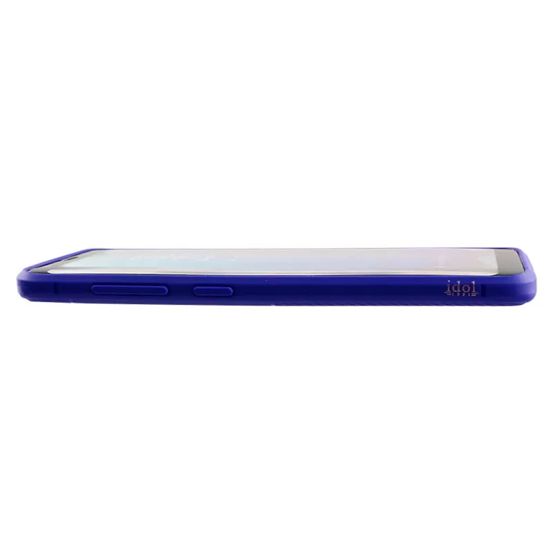 IDOL 1991 CARBON TPU ΘΗΚΗ SAMSUNG S8 G950 5.8in  BLUE - Image 3