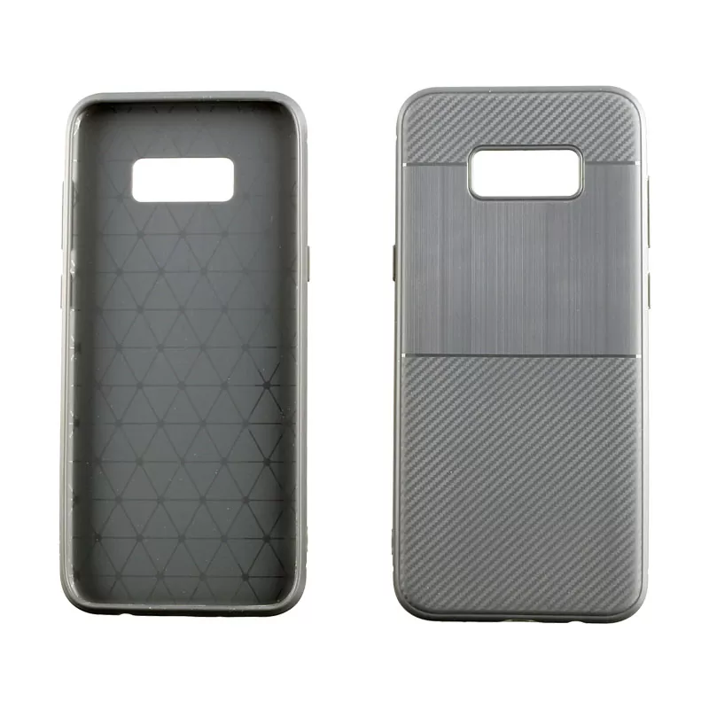 IDOL 1991 CARBON TPU ΘΗΚΗ SAMSUNG S8 PLUS G955 6.2in  GREY - Image 5