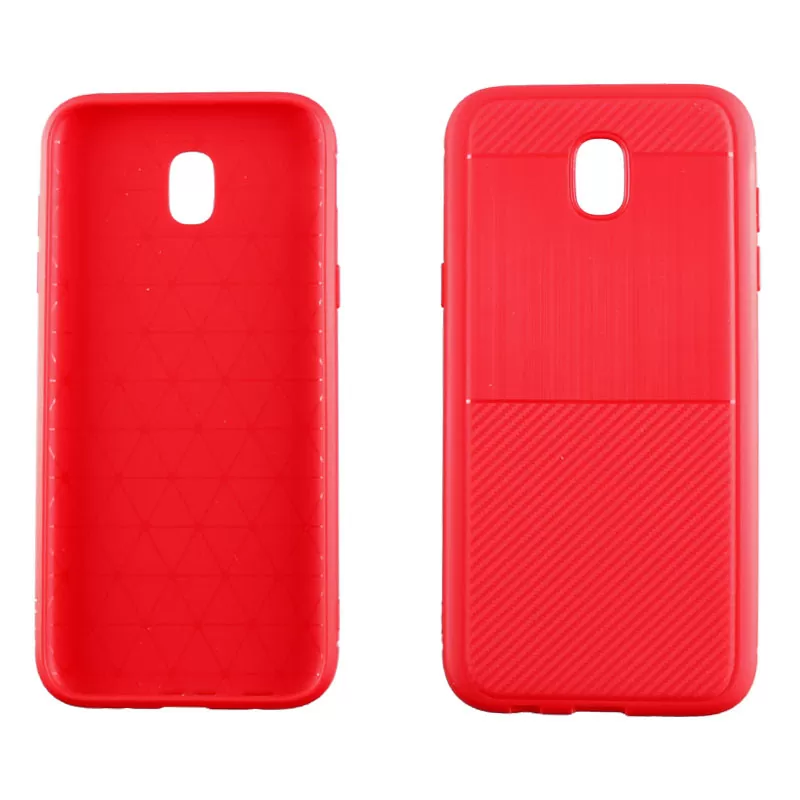 IDOL 1991 CARBON TPU ΘΗΚΗ SAMSUNG J5 2017 J530 5.2in  RED - Image 5
