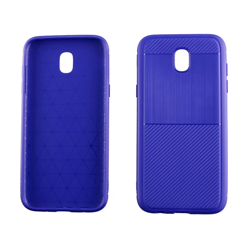 IDOL 1991 CARBON TPU ΘΗΚΗ SAMSUNG J5 2017 J530 5.2in  BLUE - Image 5