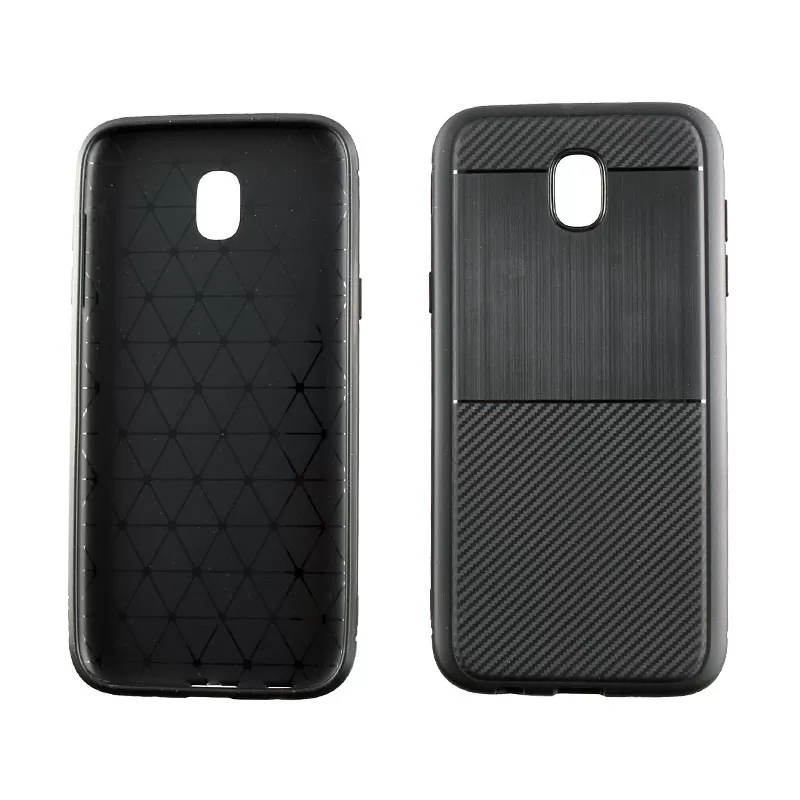 IDOL 1991 CARBON TPU ΘΗΚΗ SAMSUNG J7 2017 J730 5.5in  BLACK - Image 5