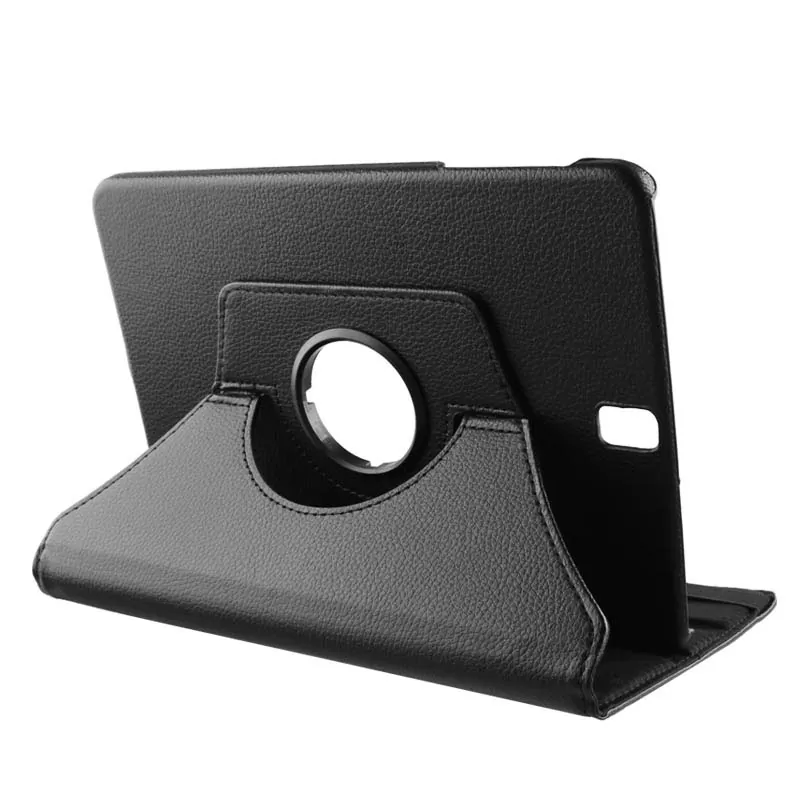 VOLTE-TEL LEATHER BOOK ROTATING STAND ΘΗΚΗ SAMSUNG TAB A 2017 T385 8in BLACK - Image 4