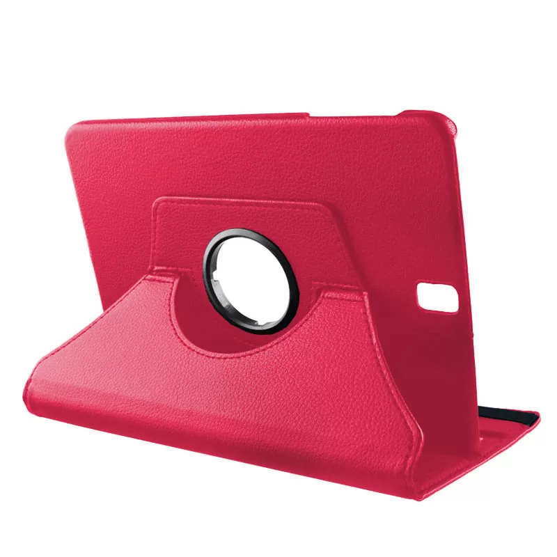 VOLTE-TEL LEATHER BOOK ROTATING STAND ΘΗΚΗ SAMSUNG TAB A 2017 T385 8in PINK - Image 4