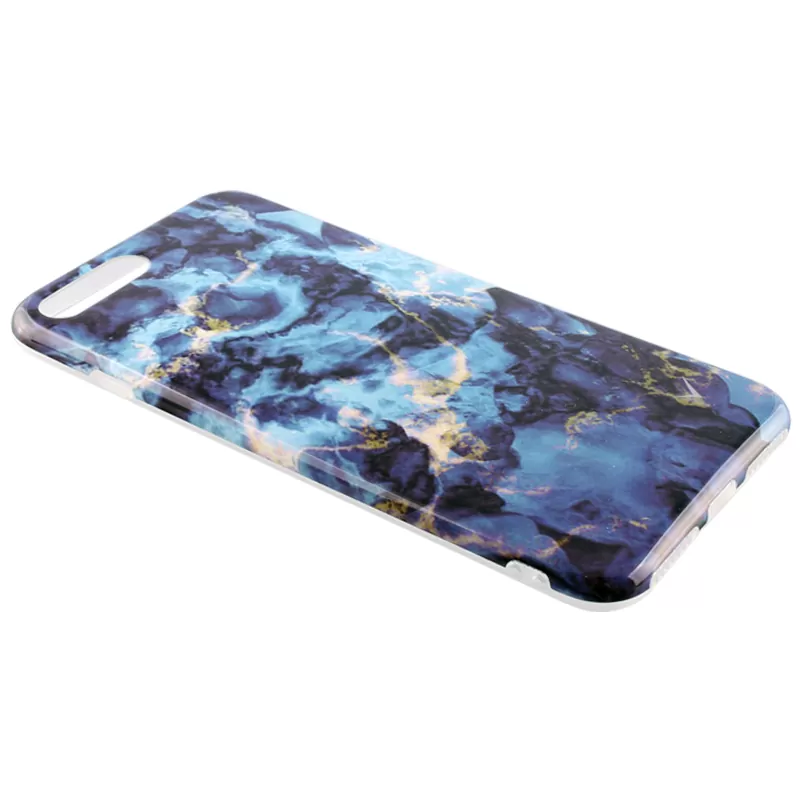 VOLTE-TEL MARBLE ΘΗΚΗ IPHONE 8 PLUS/7 PLUS 5.5in TPU BLUE 05 - Image 3
