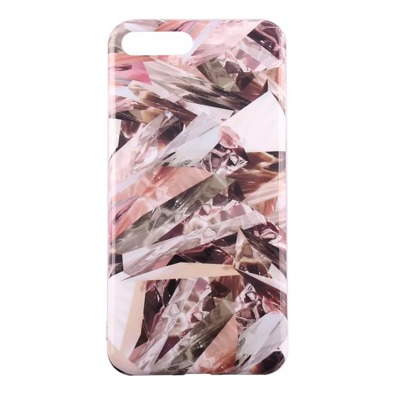 VOLTE-TEL MARBLE ΘΗΚΗ IPHONE 8 PLUS/7 PLUS 5.5in TPU BROWN 06 - Image 4