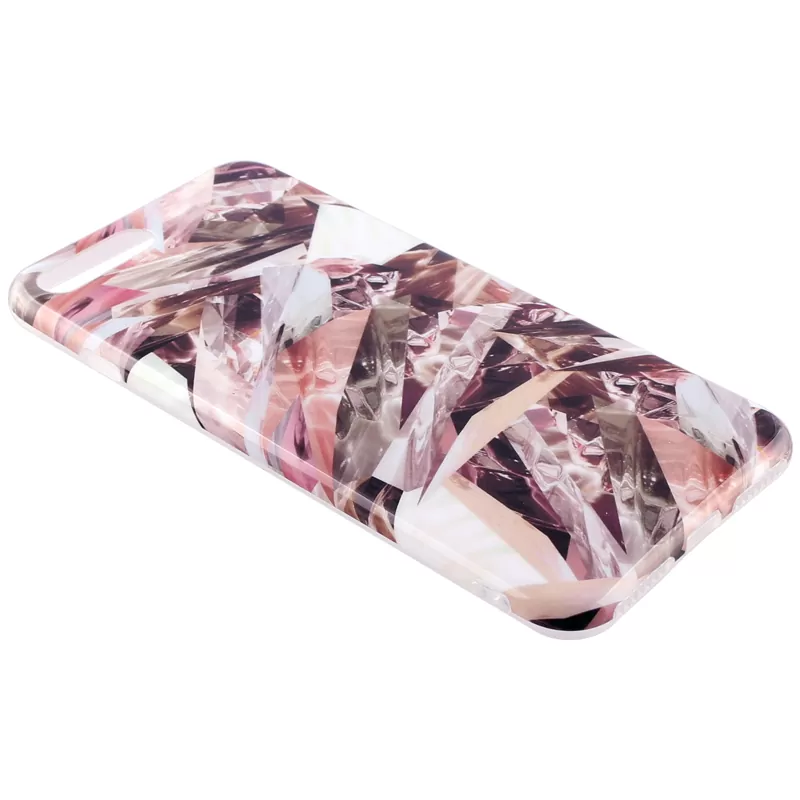 VOLTE-TEL MARBLE ΘΗΚΗ IPHONE 8 PLUS/7 PLUS 5.5in TPU BROWN 06 - Image 3