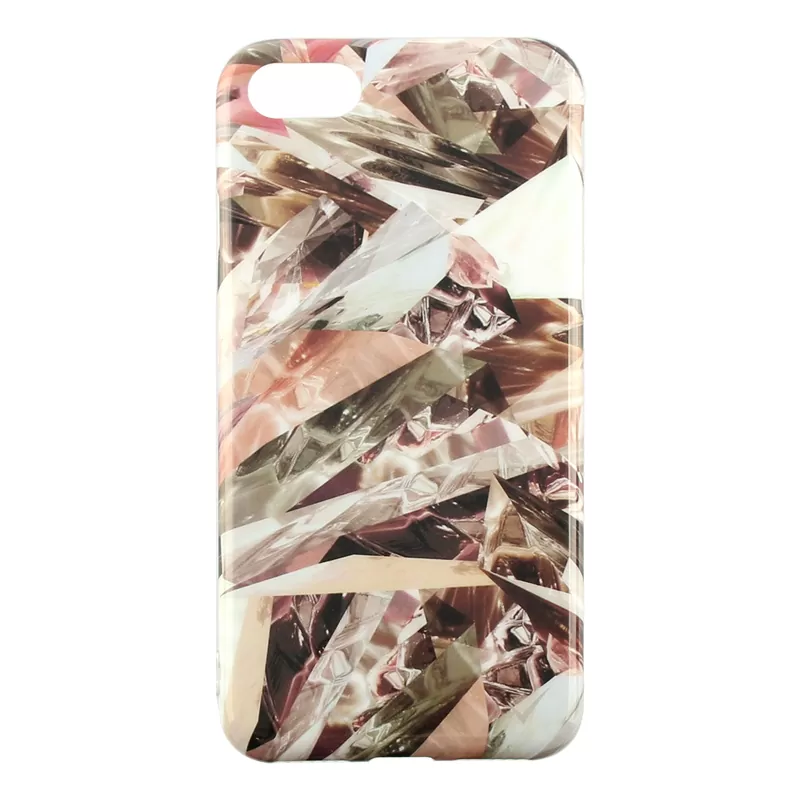 VOLTE-TEL MARBLE ΘΗΚΗ IPHONE SE 2022/IPHONE SE 2020/IPHONE 8/7 4.7in TPU BROWN 06 - Image 4