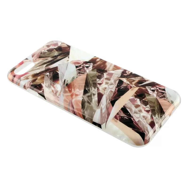 VOLTE-TEL MARBLE ΘΗΚΗ IPHONE SE 2022/IPHONE SE 2020/IPHONE 8/7 4.7in TPU BROWN 06 - Image 3