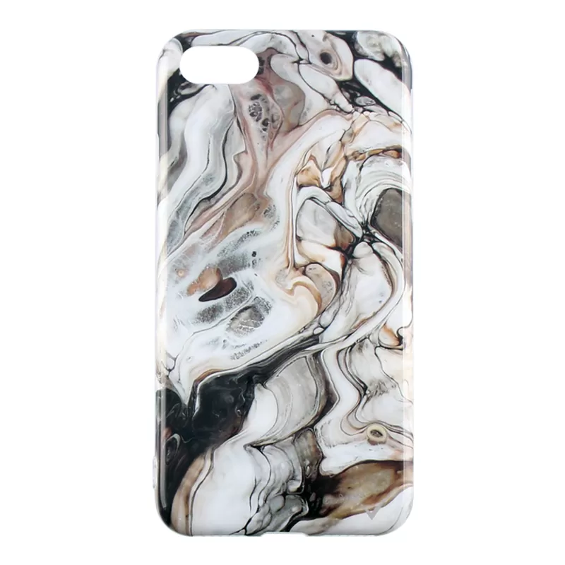 VOLTE-TEL MARBLE ΘΗΚΗ IPHONE SE 2022/IPHONE SE 2020/IPHONE 8/7 4.7in TPU BROWN 10 - Image 4