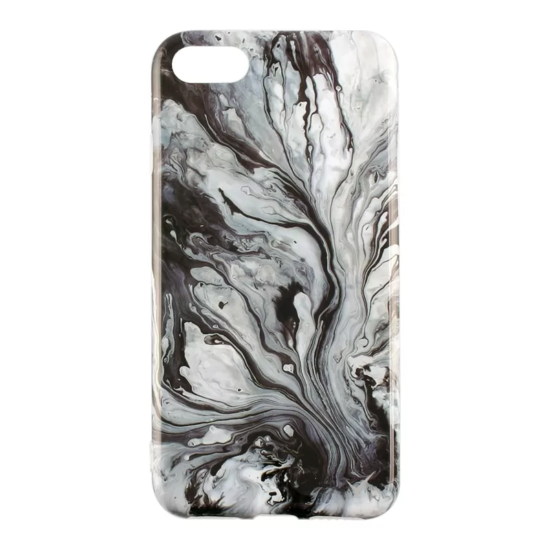 VOLTE-TEL MARBLE ΘΗΚΗ IPHONE SE 2022/IPHONE SE 2020/IPHONE 8/7 4.7in TPU GREY 02 - Image 4