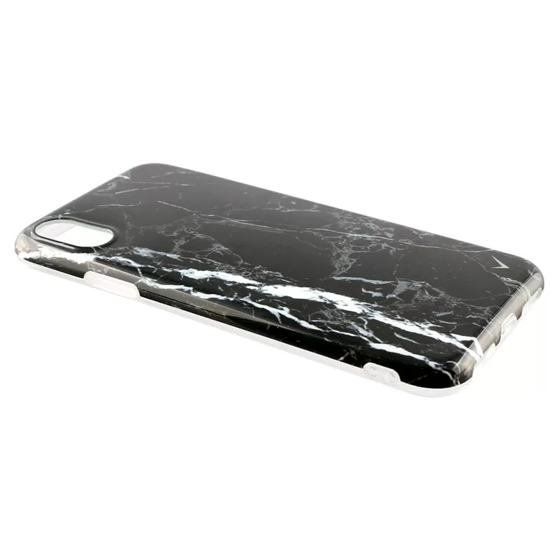VOLTE-TEL MARBLE ΘΗΚΗ IPHONE XS/X 5.8in TPU BLACK 01 - Image 3