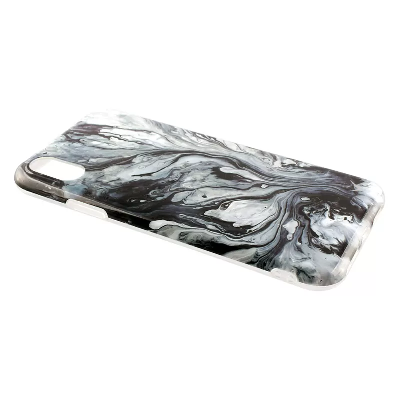 VOLTE-TEL MARBLE ΘΗΚΗ IPHONE XS/X 5.8in TPU GREY 02 - Image 3