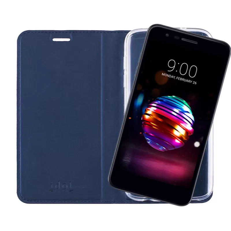 IDOL 1991 PRIME MAGNET BOOK STAND ΘΗΚΗ LG K10 2018 5.3in DARK BLUE - Image 7