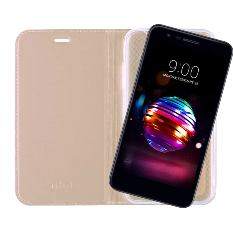 IDOL 1991 PRIME MAGNET BOOK STAND ΘΗΚΗ LG K10 2018 5.3in GOLD - Image 7