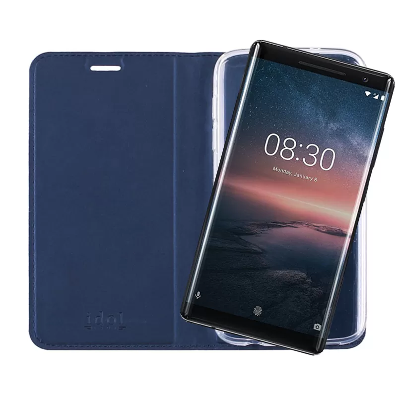 IDOL 1991 PRIME MAGNET BOOK STAND ΘΗΚΗ NOKIA 8 SIROCCO 5.5in DARK BLUE - Image 7