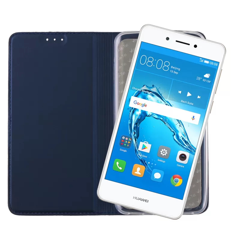 VOLTE-TEL MAGNET BOOK STAND ΘΗΚΗ HUAWEI NOVA SMART 5.0in MAGNET BOOK STAND DARK BLUE - Image 5