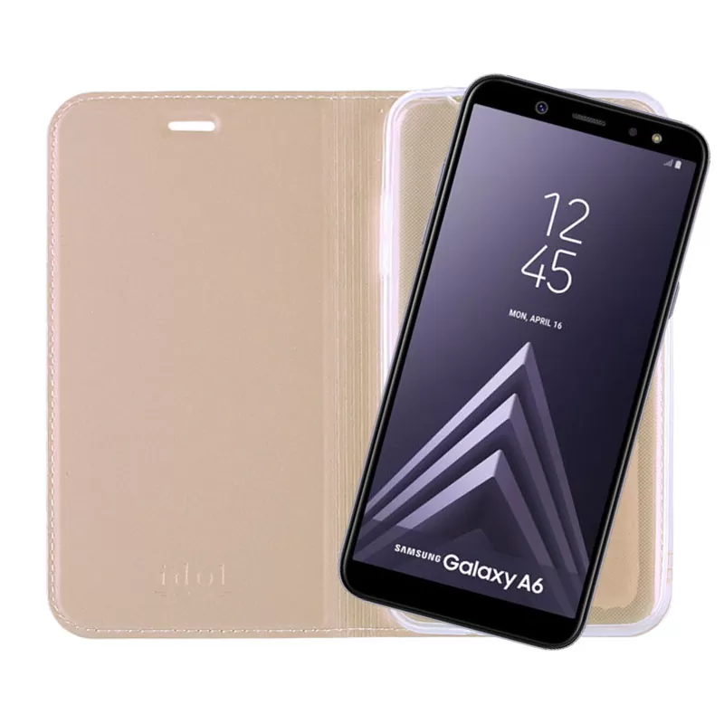 IDOL 1991 PRIME MAGNET BOOK STAND ΘΗΚΗ SAMSUNG A6 2018 A600 5.6in GOLD - Image 7