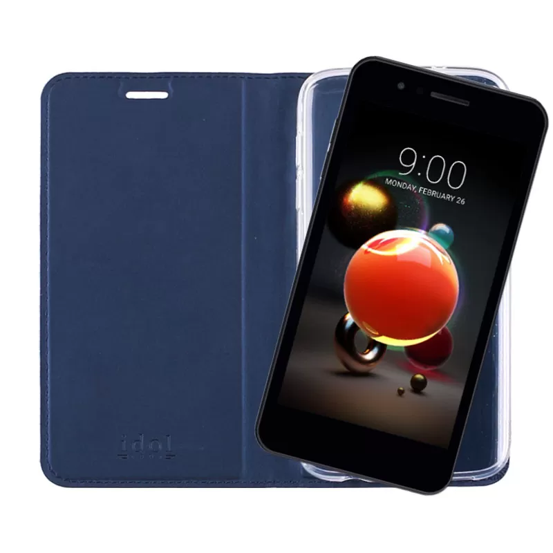 IDOL 1991 PRIME MAGNET BOOK STAND ΘΗΚΗ LG K8 2018 5.0in DARK BLUE - Image 7