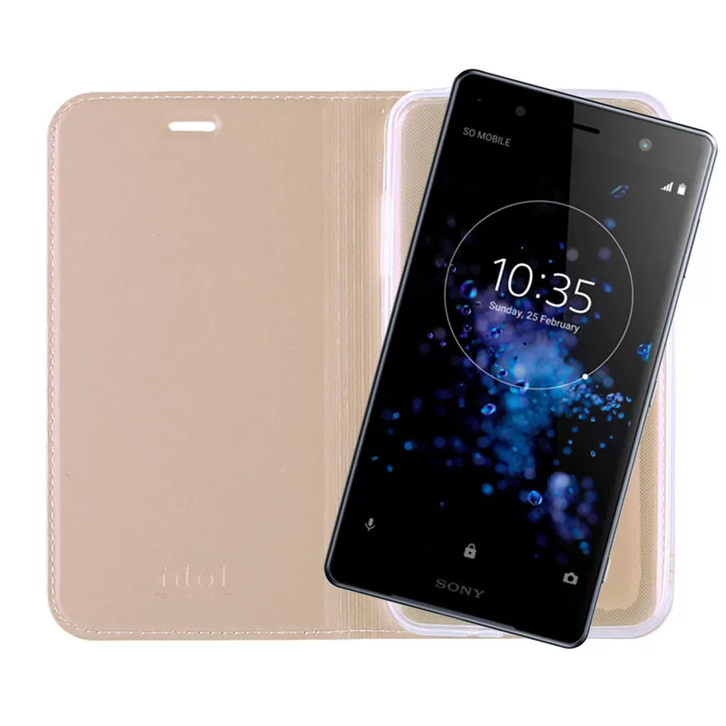 IDOL 1991 PRIME MAGNET BOOK STAND ΘΗΚΗ SONY XPERIA XZ2 PREMIUM 5.8in GOLD - Image 7