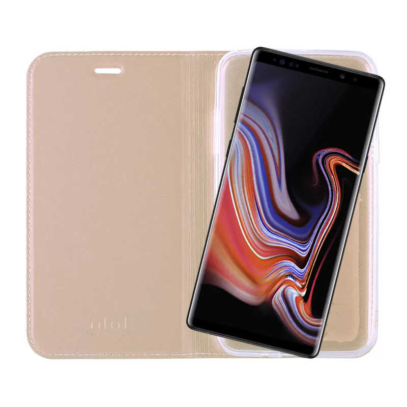 IDOL 1991 PRIME MAGNET BOOK STAND ΘΗΚΗ SAMSUNG NOTE 9 N960 6.4in GOLD - Image 7