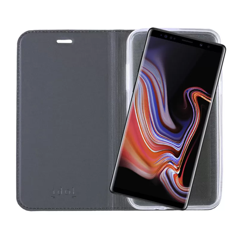 IDOL 1991 PRIME MAGNET BOOK STAND ΘΗΚΗ SAMSUNG NOTE 9 N960 6.4in DARK GREY - Image 7