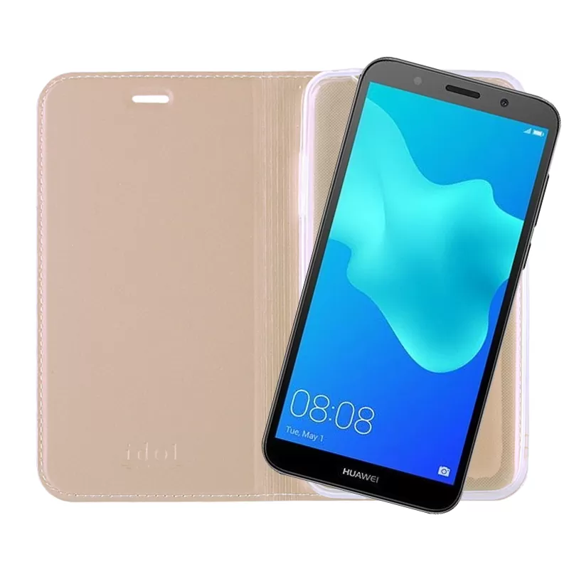 IDOL 1991 PRIME MAGNET BOOK STAND ΘΗΚΗ HUAWEI Y5 2018/HONOR 7S 5.45in GOLD - Image 7