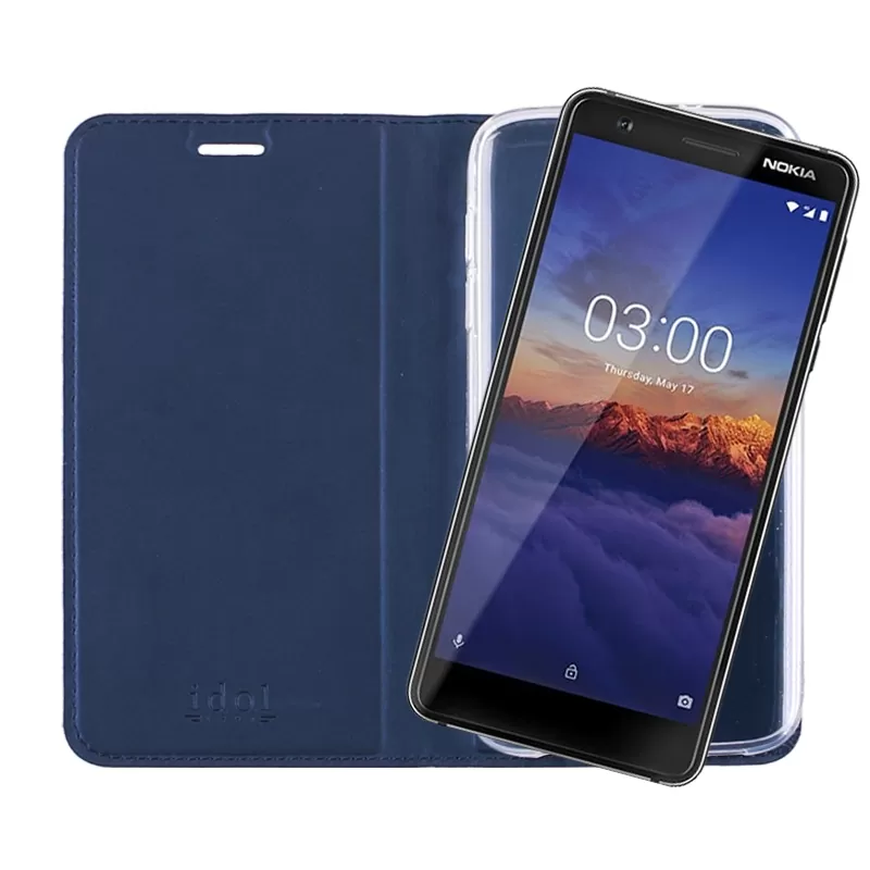 IDOL 1991 ΘΗΚΗ NOKIA 3.1 5.2" PRIME MAGNET BOOK STAND DARK BLUE - Image 7