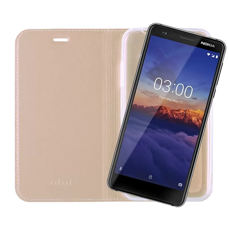 IDOL 1991 ΘΗΚΗ NOKIA 3.1 5.2" PRIME MAGNET BOOK STAND GOLD - Image 7