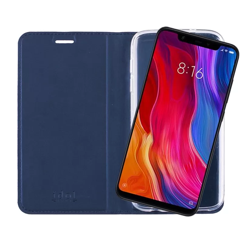 IDOL 1991 PRIME MAGNET BOOK STAND ΘΗΚΗ XIAOMI MI 8 PRO/MI 8 6.21in DARK BLUE - Image 7