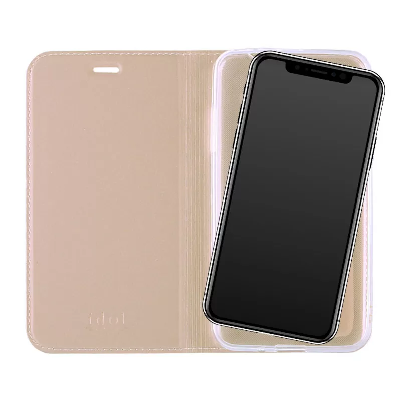 IDOL 1991 PRIME MAGNET BOOK STAND ΘΗΚΗ IPHONE XS MAX 6.5in GOLD - Image 7