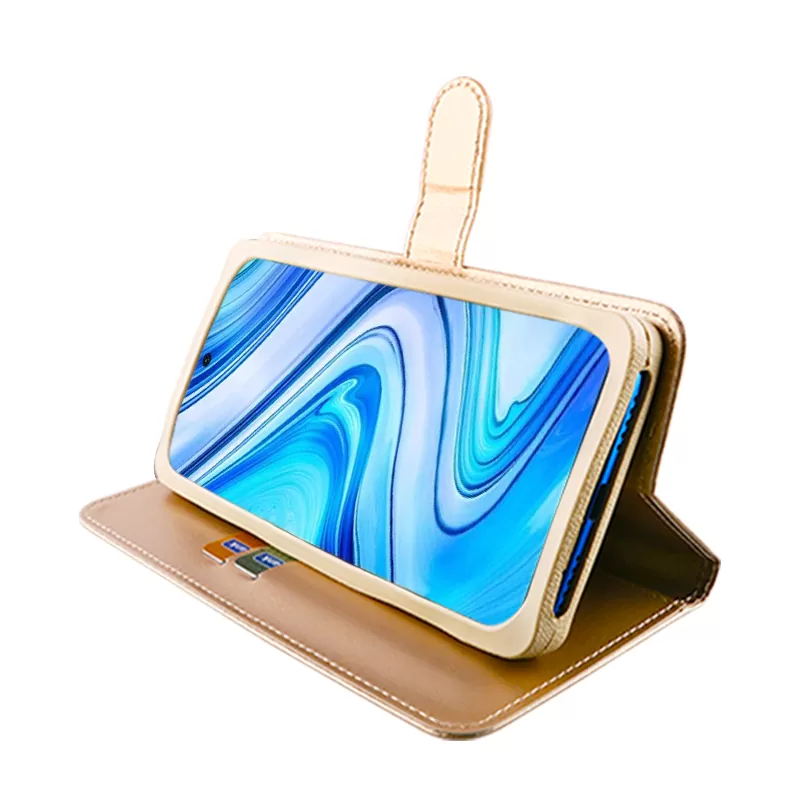 VOLTE-TEL BOOK SILICONE ΘΗΚΗ UNIVERSAL 5.9in-6.9in 16x8cm E GOLD - Image 4