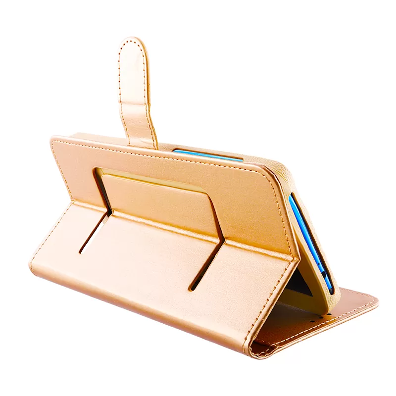VOLTE-TEL BOOK SILICONE ΘΗΚΗ UNIVERSAL 5.9in-6.9in 16x8cm E GOLD - Image 3