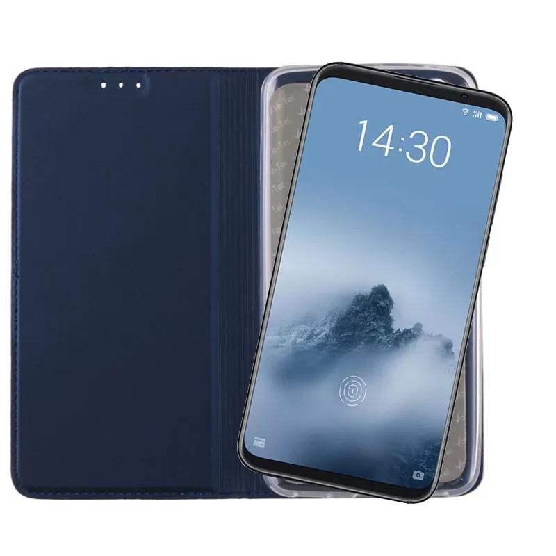 VOLTE-TEL MAGNET BOOK STAND ΘΗΚΗ MEIZU 16 6.0in DARK BLUE - Image 5