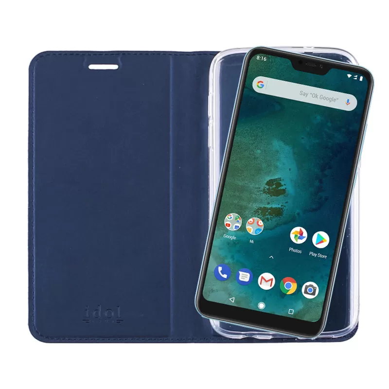 IDOL 1991 PRIME MAGNET BOOK STAND ΘΗΚΗ XIAOMI MI A2 LITE 5.84in DARK BLUE - Image 7