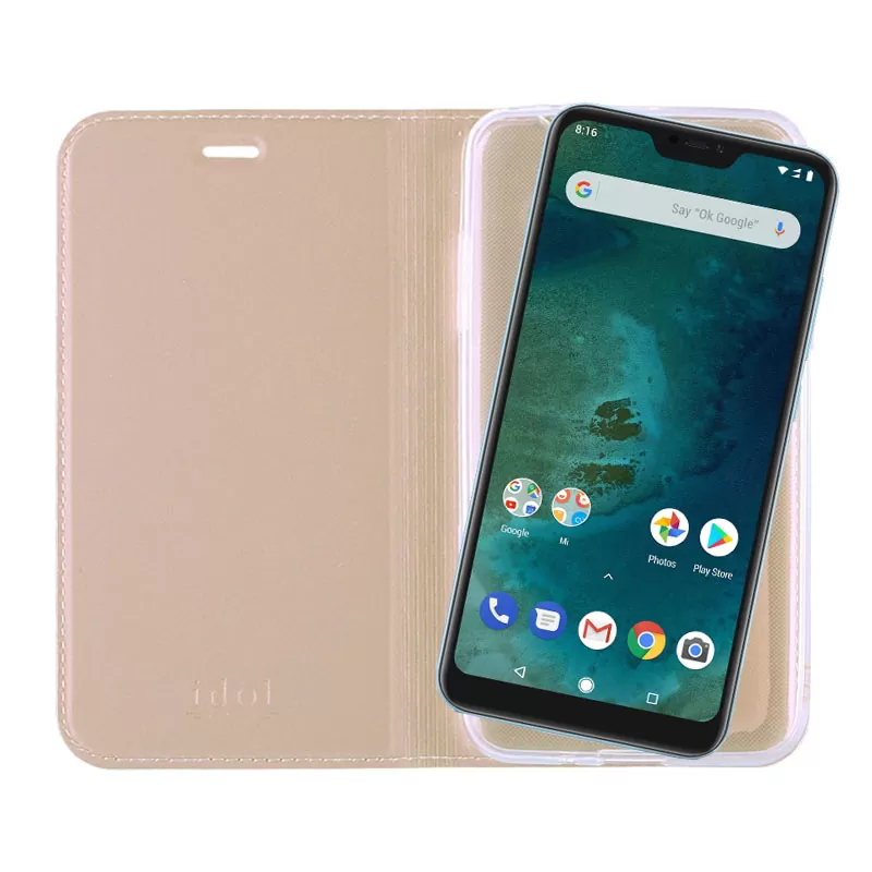 IDOL 1991 PRIME MAGNET BOOK STAND ΘΗΚΗ XIAOMI MI A2 LITE 5.84in GOLD - Image 7