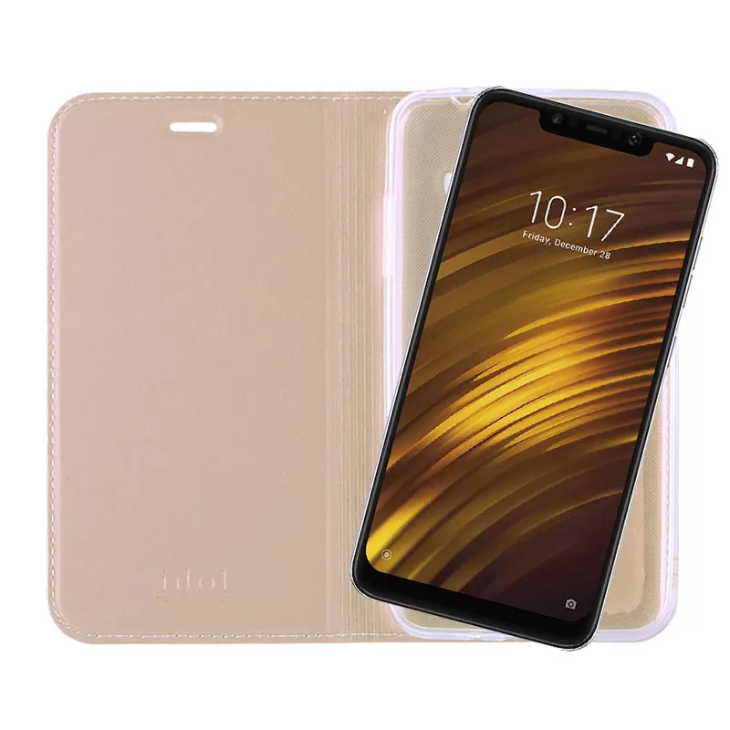 IDOL 1991 PRIME MAGNET BOOK STAND ΘΗΚΗ XIAOMI POCOPHONE F1 6.18in GOLD - Image 7