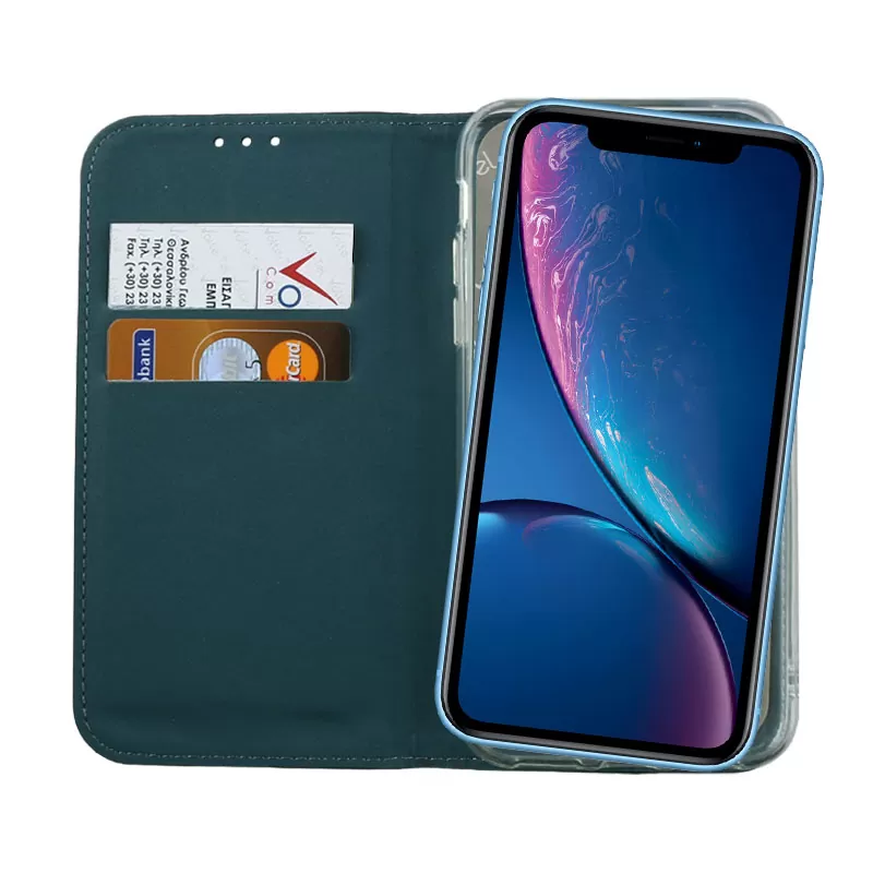 VOLTE-TEL POCKET MAGNET BOOK STAND ΘΗΚΗ IPHONE XR 6.1in BLUE - Image 6