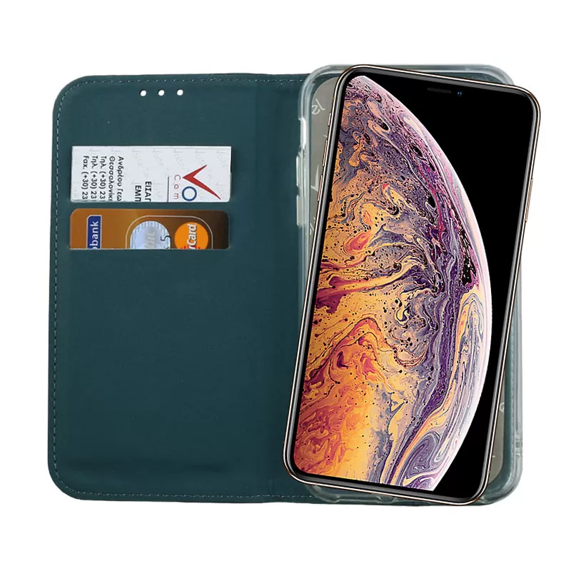 VOLTE-TEL POCKET MAGNET BOOK STAND ΘΗΚΗ IPHONE XS MAX 6.5in BLUE - Image 6